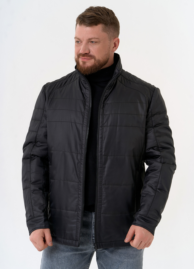 фото Мужская куртка с воротником стойкой модель № 30272