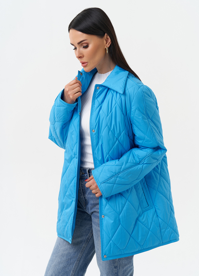 Женская утепленная куртка рубашка модель № 30017 универмаг малина