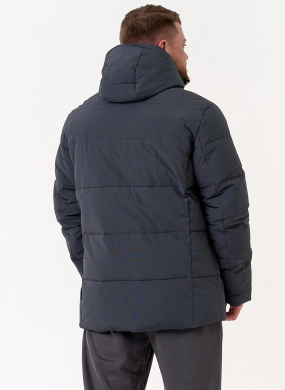 Мужской пуховик с капюшоном 