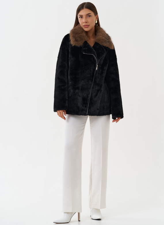 Куртка "косуха" из эко меха